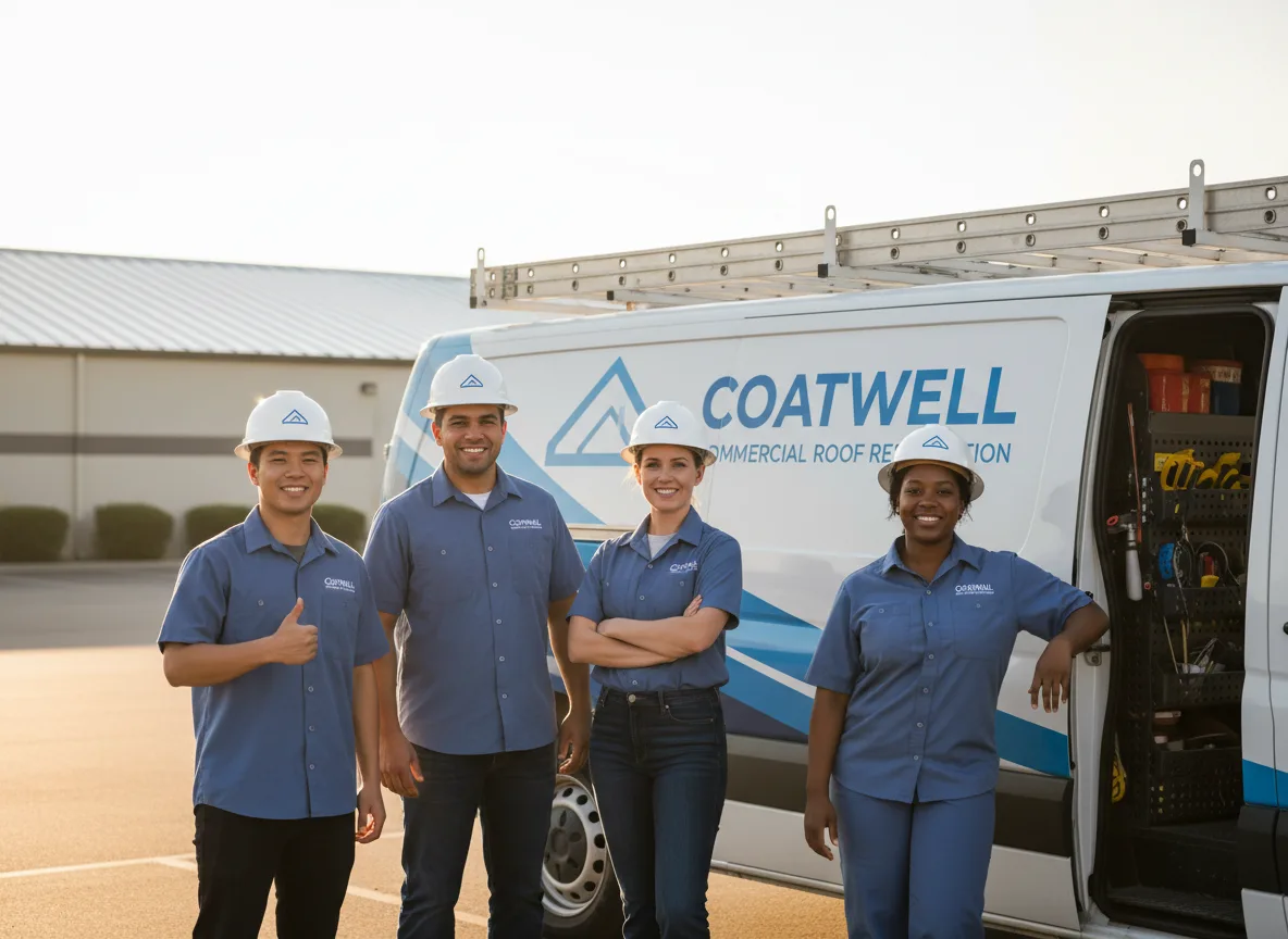 Commercial roof coating company in Chalmers, IN